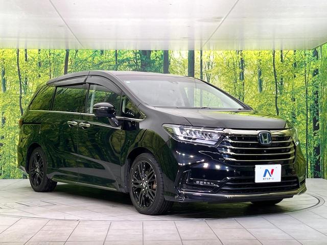 オデッセイハイブリッド e:HEVアブソルート・EX 禁煙車 純正10型ナビ 全周囲カメラ フルセグ CD/DVD再生 Bluetooth 衝突軽減装置 レーダークルコン LEDヘッド/フォグライト 両側電動スライドドア 前席シートヒーター ETC2.0(17枚目)