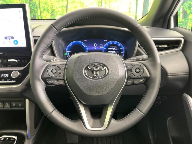 カローラクロス ハイブリッド Z 4WD 禁煙車 寒冷地仕様 純正10.5型ナビ 全周囲カメラ フルセグ Bluetooth再生 アドバンスドパーク 衝突軽減装置 LEDヘッド/フォグライト シーケンシャルターンランプ 電動リアゲート(8枚目)