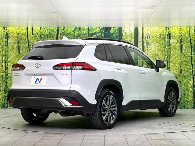 カローラクロス ハイブリッド Z 4WD 禁煙車 寒冷地仕様 純正10.5型ナビ 全周囲カメラ フルセグ Bluetooth再生 アドバンスドパーク 衝突軽減装置 LEDヘッド/フォグライト シーケンシャルターンランプ 電動リアゲート(17枚目)