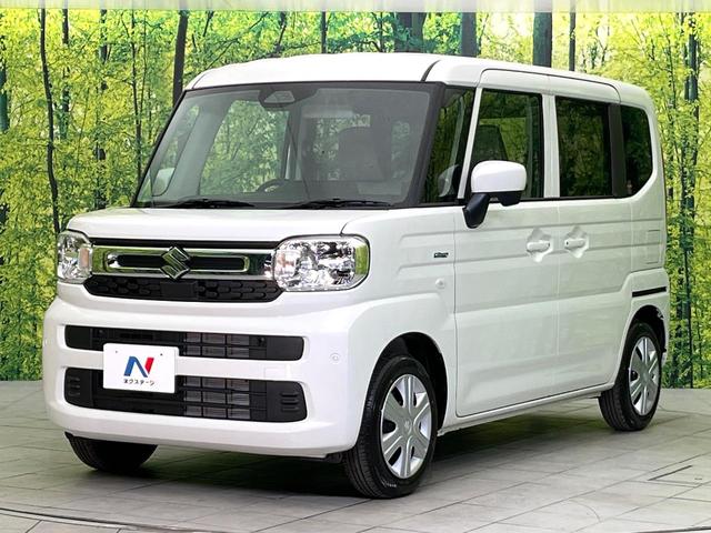 スペーシア ハイブリッドX 4WD 届出済未使用車 衝突軽減装置 LEDヘッドライト オートハイビーム 車線逸脱警報 両側電動スライドドア 後席サーキュレーター 後席オットマン スマートキー オートエアコン(57枚目)