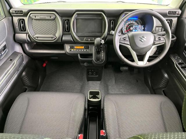 ハスラー タフワイルド 届出済未使用車 衝突軽減装置 レーダークルーズ コーナーセンサー LEDヘッド/フォグ オートマチックハイビーム オートライト 前席シートヒーター オートエアコン スマートキー 車線逸脱警報(2枚目)