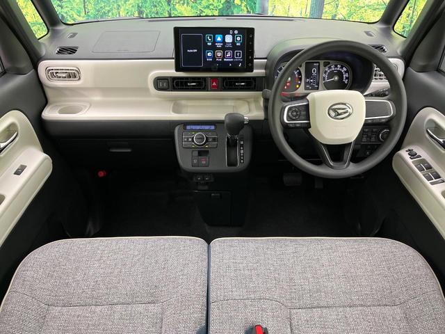 ムーヴキャンバス ストライプスG 4WD 届出済未使用車 純正9型DA Bluetooth フルセグ バックカメラ 両側電動スライドドア 衝突軽減装置 コーナーセンサー 前席シートヒーター LEDヘッド/フォグ ステアリングスイッチ(2枚目)