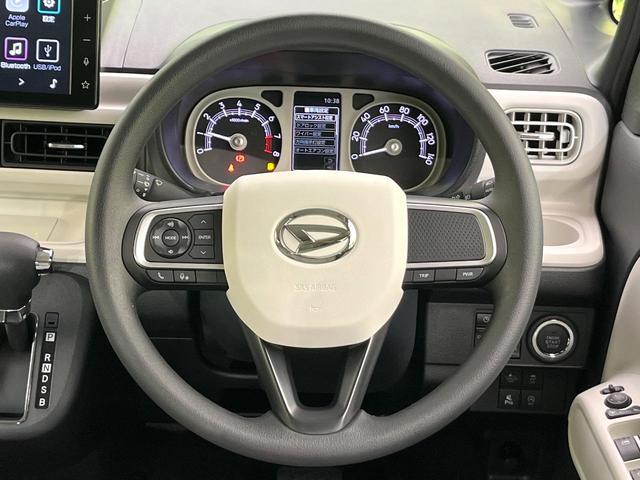 ムーヴキャンバス ストライプスG 4WD 届出済未使用車 純正9型DA Bluetooth フルセグ バックカメラ 両側電動スライドドア 衝突軽減装置 コーナーセンサー 前席シートヒーター LEDヘッド/フォグ ステアリングスイッチ(8枚目)