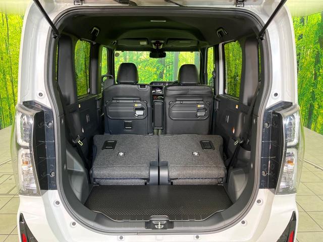 普段のお買い物や通勤、送迎等に十分な荷室スペースを確保しております。セカンドシートを倒すと、大きな荷物の積載も可能です♪