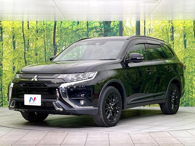 アウトランダー ブラックエディション　４ＷＤ　禁煙車　７人乗り　純正ナビ　全周囲カメラ　ＣＤ／ＤＶＤ／フルセグ　Ｂｌｕｅｔｏｏｔｈ接続　衝突軽減装置　レーダークルコン　ＬＥＤヘッドライト　オートハイビーム　前席シートヒーター　ルーフレール（55枚目）