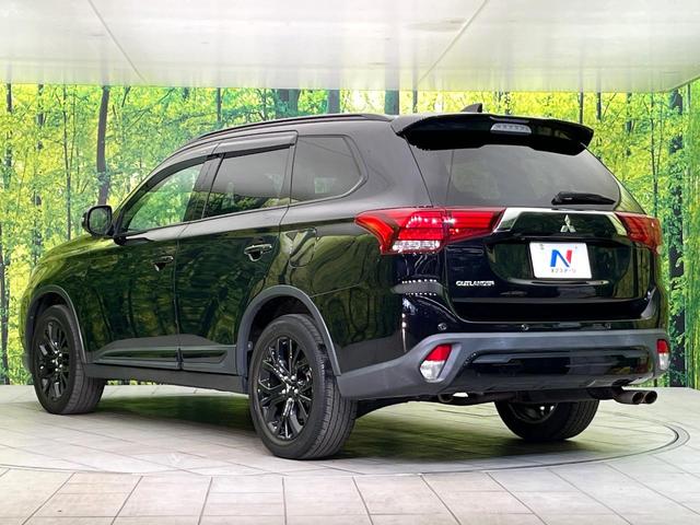 アウトランダー ブラックエディション　４ＷＤ　禁煙車　７人乗り　純正ナビ　全周囲カメラ　ＣＤ／ＤＶＤ／フルセグ　Ｂｌｕｅｔｏｏｔｈ接続　衝突軽減装置　レーダークルコン　ＬＥＤヘッドライト　オートハイビーム　前席シートヒーター　ルーフレール（57枚目）