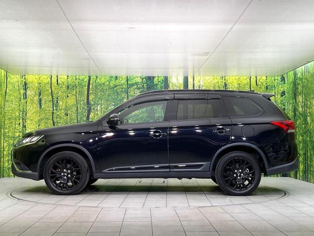 アウトランダー ブラックエディション　４ＷＤ　禁煙車　７人乗り　純正ナビ　全周囲カメラ　ＣＤ／ＤＶＤ／フルセグ　Ｂｌｕｅｔｏｏｔｈ接続　衝突軽減装置　レーダークルコン　ＬＥＤヘッドライト　オートハイビーム　前席シートヒーター　ルーフレール（58枚目）