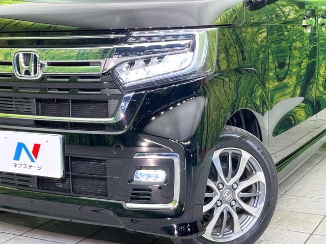 Ｎ－ＢＯＸカスタム Ｌ　禁煙車　後期型　ＳＤナビ　バックカメラ　ＣＤ／ＤＶＤ／フルセグ　Ｂｌｕｅｔｏｏｔｈ　衝突軽減装置　アダプティブクルコン　レーンアシスト　ＬＥＤヘッド／フォグ　電動スライドドア　オートエアコン　ＥＴＣ（12枚目）
