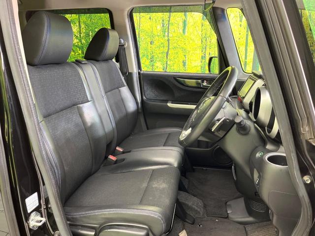 N-BOXカスタム G ターボSSブラックスタイルパッケージ 禁煙車 SDナビ CD/DVD/Bliutooth バックカメラ 両側電動スライドドア 衝突軽減装置 HIDヘッド/LEDフォグ オートライト グレード専用15インチアルミ シートヒーター(8枚目)