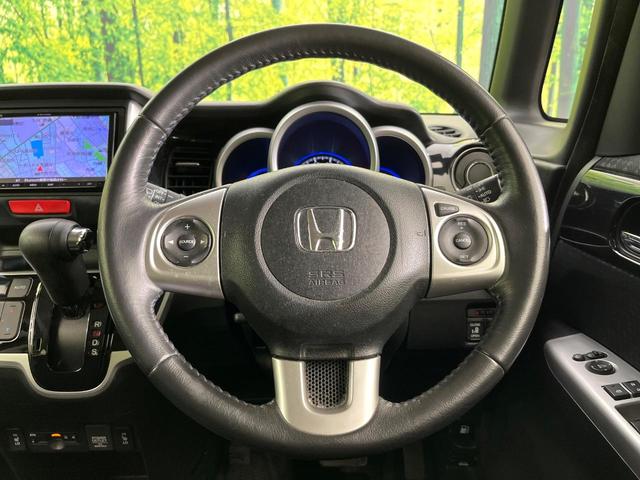 N-BOXカスタム G ターボSSブラックスタイルパッケージ 禁煙車 SDナビ CD/DVD/Bliutooth バックカメラ 両側電動スライドドア 衝突軽減装置 HIDヘッド/LEDフォグ オートライト グレード専用15インチアルミ シートヒーター(11枚目)