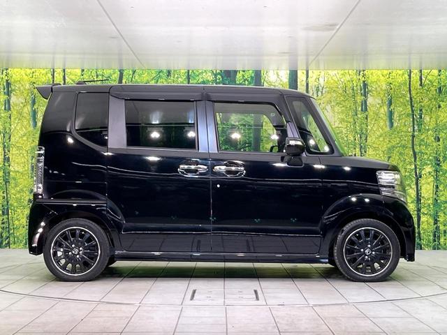 N-BOXカスタム G ターボSSブラックスタイルパッケージ 禁煙車 SDナビ CD/DVD/Bliutooth バックカメラ 両側電動スライドドア 衝突軽減装置 HIDヘッド/LEDフォグ オートライト グレード専用15インチアルミ シートヒーター(26枚目)