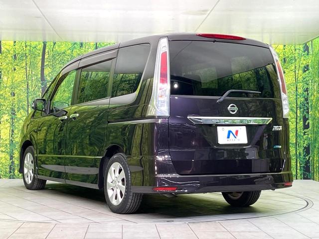 セレナ ハイウェイスター　禁煙車　純正ナビ　バックカメラ　ＣＤ／ＤＶＤ／フルセグ　Ｂｌｕｅｔｏｏｔｈ接続　純正フリップダウンモニター　両側電動スライドドア　ＨＩＤヘッドライト　オートライト　革巻きステアリング　オートエアコン（42枚目）