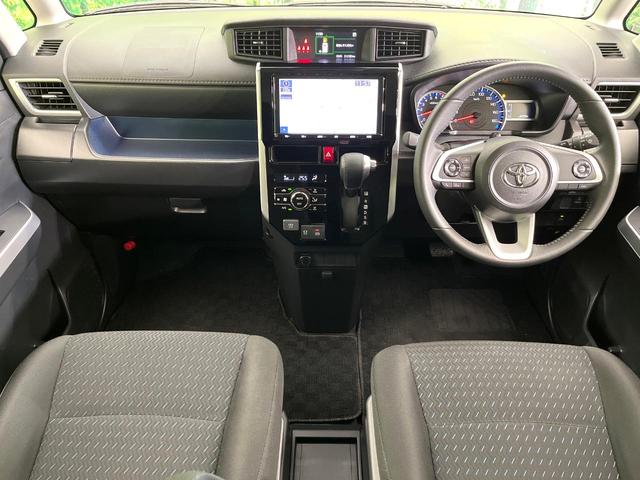 ルーミー カスタムＧ　禁煙車　後期型　純正９型ナビ　バックカメラ　ＣＤ／ＤＶＤ／フルセグ　Ｂｌｕｅｔｏｏｔｈ接続　衝突軽減装置　アダプティブクルコン　ＬＥＤヘッド／フォグ　オートライト　両側電動スライドドア　オートエアコン（2枚目）