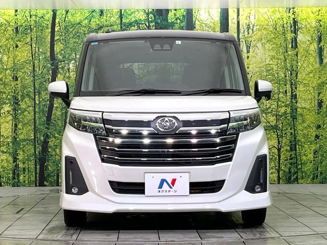 ルーミー カスタムＧ　禁煙車　後期型　純正９型ナビ　バックカメラ　ＣＤ／ＤＶＤ／フルセグ　Ｂｌｕｅｔｏｏｔｈ接続　衝突軽減装置　アダプティブクルコン　ＬＥＤヘッド／フォグ　オートライト　両側電動スライドドア　オートエアコン（14枚目）