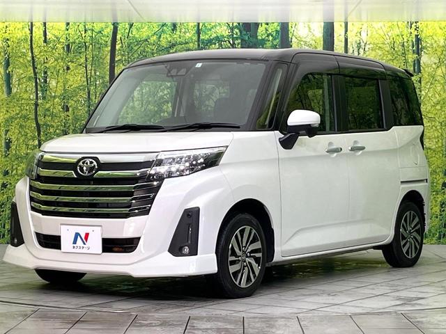 ルーミー カスタムＧ　禁煙車　後期型　純正９型ナビ　バックカメラ　ＣＤ／ＤＶＤ／フルセグ　Ｂｌｕｅｔｏｏｔｈ接続　衝突軽減装置　アダプティブクルコン　ＬＥＤヘッド／フォグ　オートライト　両側電動スライドドア　オートエアコン（25枚目）