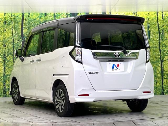 ルーミー カスタムＧ　禁煙車　後期型　純正９型ナビ　バックカメラ　ＣＤ／ＤＶＤ／フルセグ　Ｂｌｕｅｔｏｏｔｈ接続　衝突軽減装置　アダプティブクルコン　ＬＥＤヘッド／フォグ　オートライト　両側電動スライドドア　オートエアコン（42枚目）