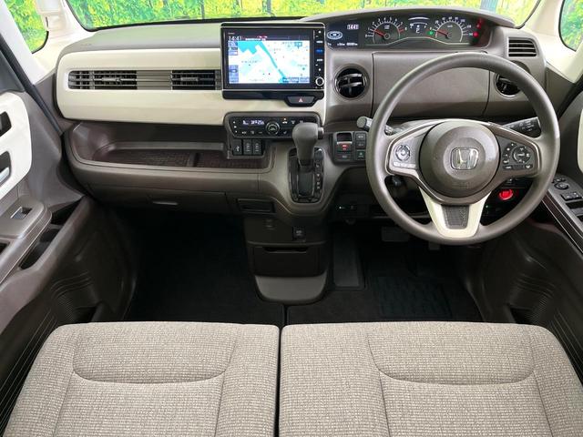 N-BOX L 禁煙車 後期型 純正ナビ バックカメラ CD/DVD/フルセグTV Bluetooth接続 衝突軽減装置 アダプティブクルコン レーンアシスト LEDヘッドライト オートハイビーム 電動スライドドア(2枚目)