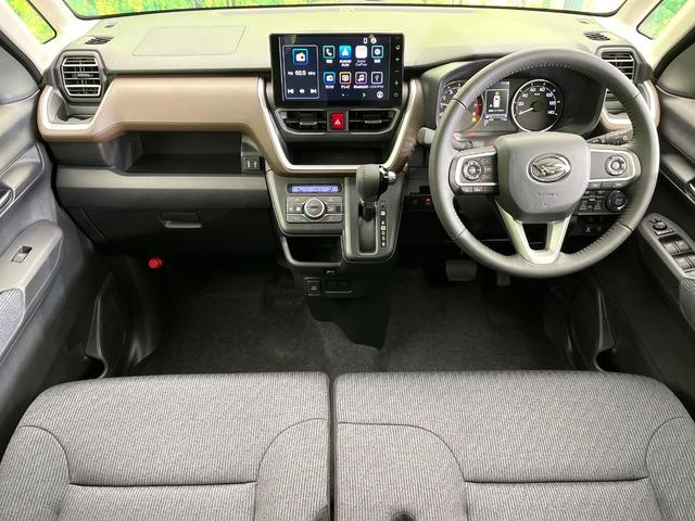 ムーヴ RS 届出済未使用車 ターボ 純正9型ディスプレイオーディオ バックカメラ フルセグ Bluetooth接続 衝突軽減装置 レーダークルコン LEDヘッド/フォグ 両側電動スライドドア 革巻きステアリング(2枚目)