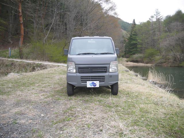 KCエアコン・パワステ 4WD・2インチリフトアップ・14インチアルミホイール・荷台チッピングブラック塗装済み・デフロック(2枚目)