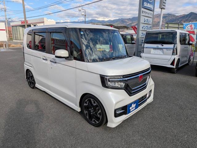 N-BOXカスタム G・EXターボホンダセンシング ストラーダナビ バックカメラ フルセグTV ドラレコ前後 ETC 両側電スラドア スマートキー ホンダセンシング(4枚目)