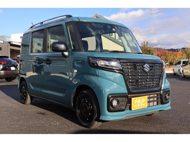 スペーシアベース ＸＦ　４ＷＤ　スズキセーフティーサポート　両側スライド右側電動ドア　アダプティブクルーズコントロール　ＬＥＤヘッドライト　最大積載量２００キロ　シートヒーター　自転車乗り降りサポート　マルチボード（3枚目）