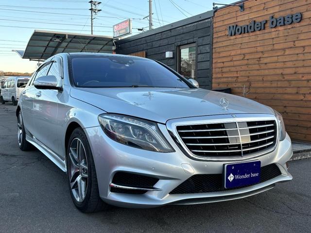 Ｓ５５０ロング　ＡＭＧスポーツパッケージ　黒革シート　サンルーフ　純正ナビ　　Ｂｌｕｅｔｏｏｔｈ　フルセグ　クルーズコントロール　メモリーシート　シートヒータークーラー　ブルメスターサウンド　　内装外装クリーニング(2枚目)