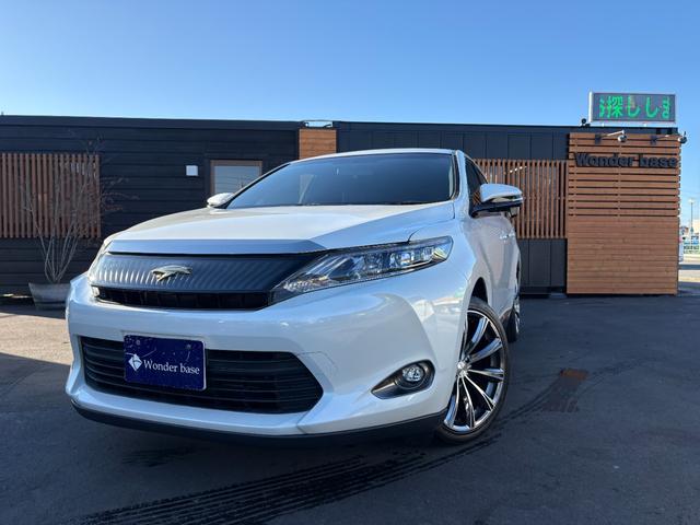 ハリアー エレガンス パノラマルーフ ハーフレザー アルパインBIG Xナビ フルセグ DISC Bluetooth AUX SD バックカメラ ステアリモコン ETC 社外19インチAW(2枚目)