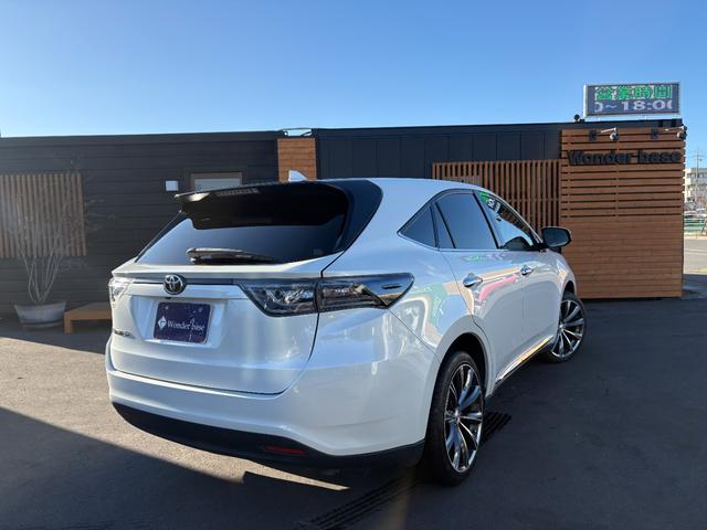 ハリアー エレガンス パノラマルーフ ハーフレザー アルパインBIG Xナビ フルセグ DISC Bluetooth AUX SD バックカメラ ステアリモコン ETC 社外19インチAW(5枚目)