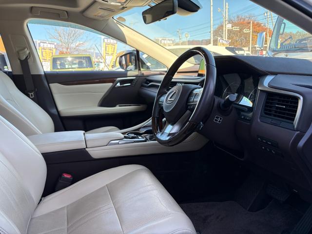 RX RX450hL ベージュ革シート サンルーフ 純正ナビ フルセグ DISC Bluetooth AUX 360°カメラ シートヒーター・クーラー ステアリモコン クルコン ステアヒーター パワーバックドア ETC(11枚目)