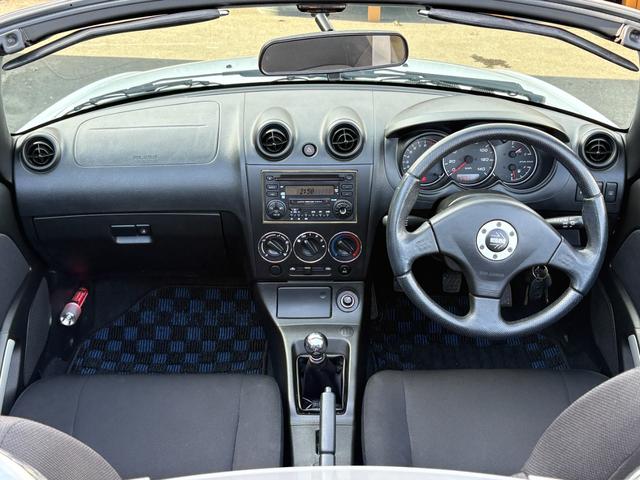 コペン アクティブトップ 純正オーディオ CD MD ラジオ シートヒーター MOMOステ(9枚目)