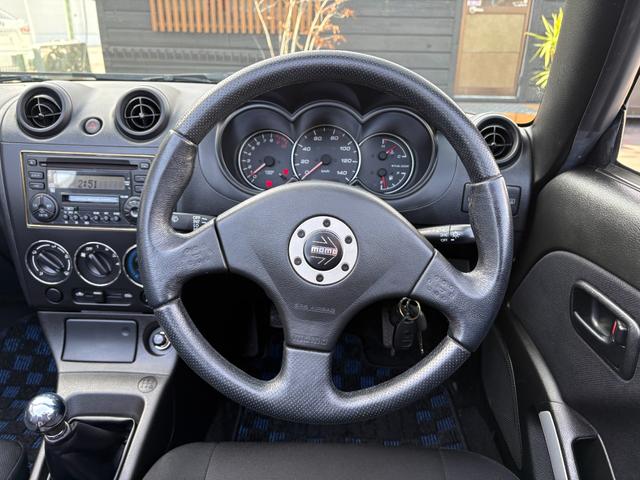 コペン アクティブトップ 純正オーディオ CD MD ラジオ シートヒーター MOMOステ(10枚目)