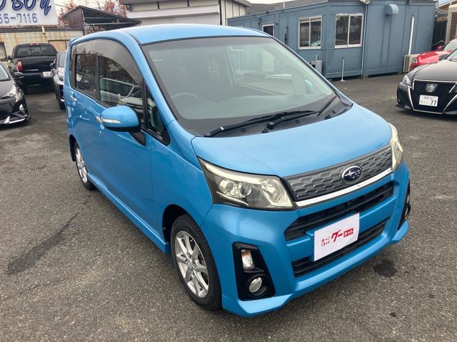 ステラ カスタムＲ　４ＷＤ　ＣＶＴ　社外ナビ　フルセグＴＶ　Ｂｌｕｅｔｏｏｔｈ　プッシュスタート　スマートキー　アイドリングストップ　ＥＴＣ　ＬＥＤ／オートライト　フォグライト　オートエアコン　電動格納ドアミラー（4枚目）