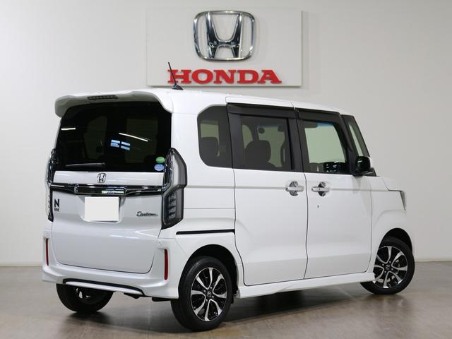 N-BOXカスタム G・Lホンダセンシング ギャザズメモリーナビ フルセグ DVD リアカメラ ETC シートヒーター 両側電動スライドドア LEDヘッドライト アルミホイール(5枚目)