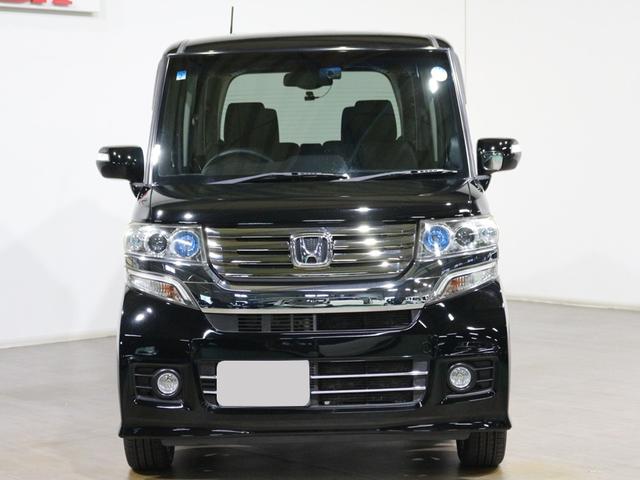 N-BOX+カスタム G・ターボパッケージ ギャザズナビ フルセグ DVD リアカメラ ETC 両側電動スライドドア HIDヘッドライト アルミホイール(3枚目)