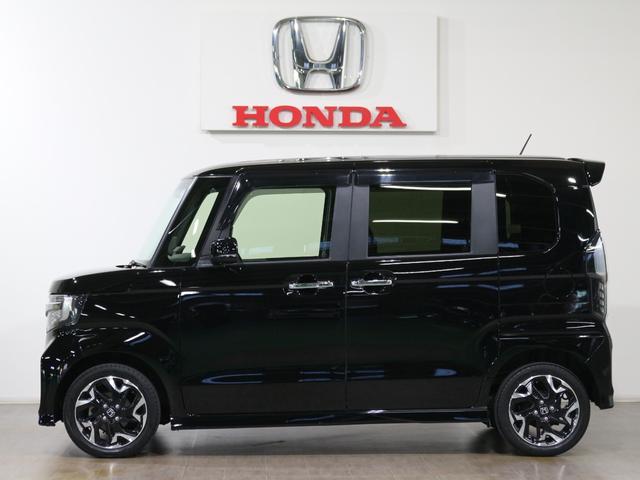 N-BOXカスタム G・Lターボホンダセンシング ギャザズメモリーナビ フルセグ DVD リアカメラ ETC シートヒーター LEDヘッドライト アルミホイール ワンオーナー(4枚目)