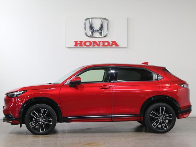 ヴェゼル ｅ：ＨＥＶ　Ｚ　ギャザズメモリーナビ　フルセグ　ＤＶＤ　リアカメラ　ＥＴＣ　ドラレコ　ＢＳｉ　シートヒーター　ＬＥＤヘッドライト　アルミホイール（4枚目）