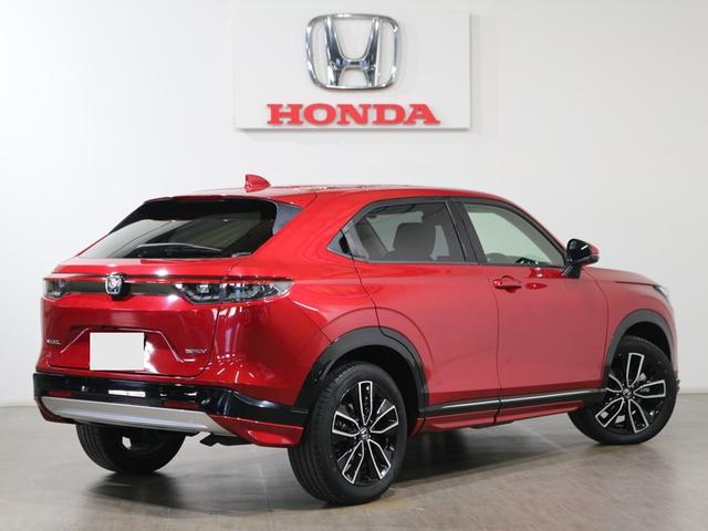 ヴェゼル ｅ：ＨＥＶ　Ｚ　ギャザズメモリーナビ　フルセグ　ＤＶＤ　リアカメラ　ＥＴＣ　ドラレコ　ＢＳｉ　シートヒーター　ＬＥＤヘッドライト　アルミホイール（5枚目）