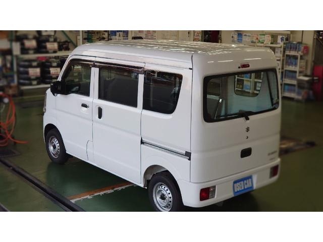 エブリイ ＰＡ　４ＷＤ／オートマ／禁煙車／展示・試乗車／両側スライドドア／ＡＢＳ／運転席・助手席エアバック／エアコン／パワステアリング／車検整備付き／走行距離４４６２キロ／修復歴有／ホワイト（29枚目）