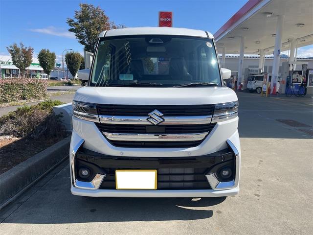 スペーシアカスタム ハイブリッドXS 届出済未使用車/全方位モニター/純正9インチナビ/両側電動スライドドア/マルチユースフラップ/スリムサーキュレーター/シートヒーター/クルーズコントロール/電動格納ミラー/アイドリングストップ(2枚目)