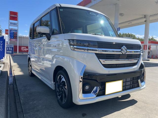 スペーシアカスタム ハイブリッドXS 届出済未使用車/全方位モニター/純正9インチナビ/両側電動スライドドア/マルチユースフラップ/スリムサーキュレーター/シートヒーター/クルーズコントロール/電動格納ミラー/アイドリングストップ(6枚目)