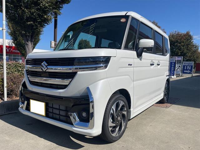 スペーシアカスタム ハイブリッドXS 届出済未使用車/全方位モニター/純正9インチナビ/両側電動スライドドア/マルチユースフラップ/スリムサーキュレーター/シートヒーター/クルーズコントロール/電動格納ミラー/アイドリングストップ(7枚目)