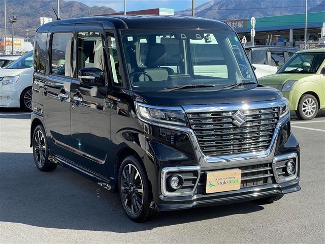 ハイブリッドＸＳターボ　認定中古車／デュアルカメラブレーキ／ターボ／社外８インチナビ／フルセグ／Ｂｌｕｅｔｏｏｔｈ／バックモニター／ＤＶＤ再生／ドラレコ／両側オートスライド／ＬＥＤヘッドライト／クルコン／ＥＴＣ／スペアキー(3枚目)