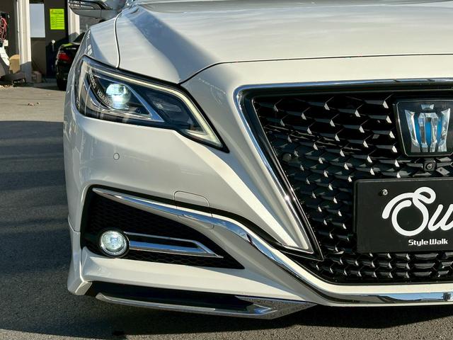 クラウンハイブリッド Ｓ　ＡＩＳ検査済／純正ナビ・ＴＶ／モデリスタエアロ／モデリスタＡＷ／トランクスポイラー／セーフティＰＫＧ／パノラミックビューモニター／ＢＳＭ／ヘッドアップディスプレイ／インテリジェントパーキングアシスト／（35枚目）