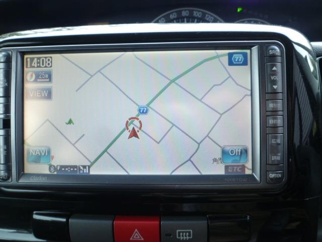 タント カスタムＲＳ　４ＷＤ　走行３９５５５キロ　１オーナー車　ＳＤナビ　フルセグＴＶ　Ｂｌｕｅｔｏｏｔｈオーディオ　ターボ　スマートキー　オートスライドドア　ＨＩＤ　ＥＴＣ　オーバーヘッドコンソール（9枚目）