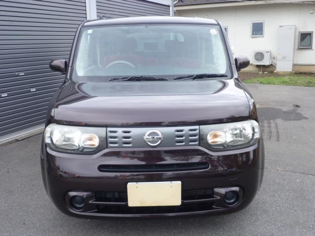 キューブ 15X パーティーレッドセレクション インテリジェントキー プッシュスタート ETC タイミングチェーン 夏タイヤ 冬タイヤ付き(2枚目)