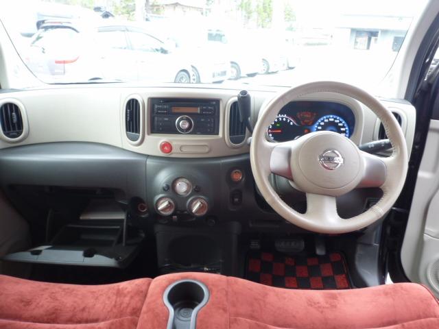 キューブ 15X パーティーレッドセレクション インテリジェントキー プッシュスタート ETC タイミングチェーン 夏タイヤ 冬タイヤ付き(18枚目)