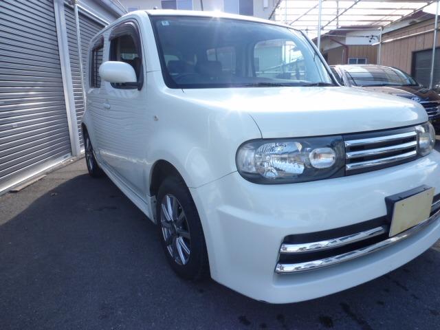 キューブ ライダー　インテリジェントキー　プッシュスタート　タイミングチェーン　車検令和９年９月　ベンチシート　オートエアコン（4枚目）