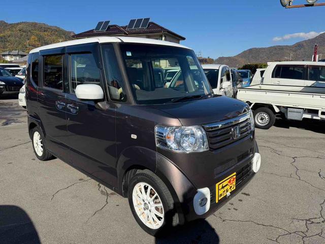 N-BOX+ G・Lパッケージ ETC バックカメラ 両側スライド・片側電動 ナビ TV スマートキー アイドリングストップ 電動格納ミラー ベンチシート CVT 盗難防止システム ABS ESC CD DVD再生(13枚目)