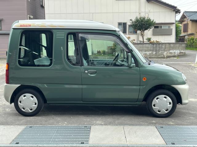アミスタ 関東仕入 5MT 素ガラス エアコン パワステ パワーウインド 純正ホイルキャップ(4枚目)