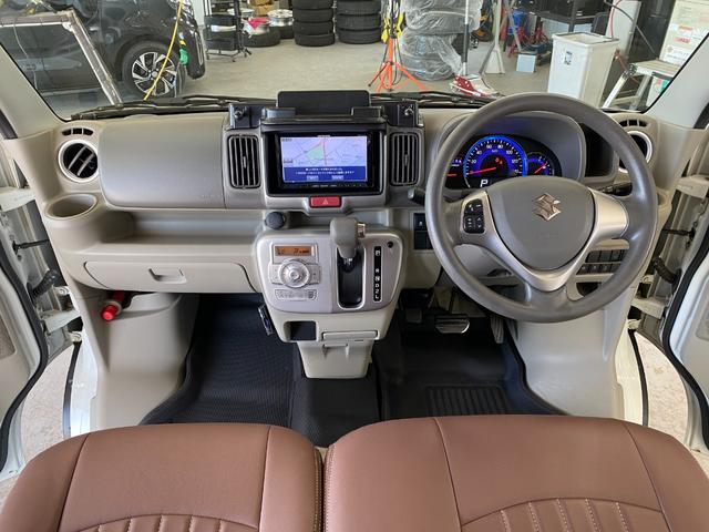 エブリイワゴン ＰＺターボ　Ｄカメラブレーキサポート　助手席エアバック　運転席エアバック　ブルートゥース　ＡＵＸ対応　安全ボディ　フルフラット　シートヒータ　ＥＴＣ　パートタイム４ＷＤ　ＥＳＣ　イモビ　キーレススタートシステム（2枚目）
